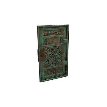 Corroded Bronze Door