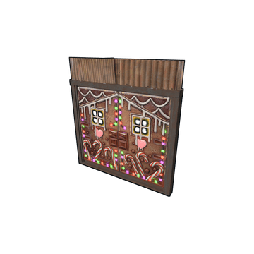 Gingerbread Metal Double Door