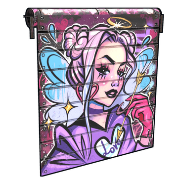 Lovers’ Arrow Garage Door