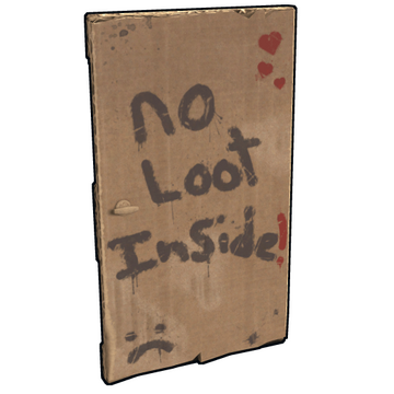 Poor Man’s Cardboard Door