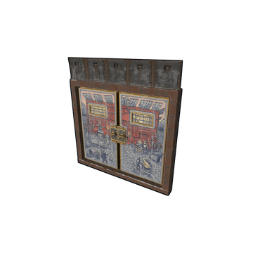Porcelain Armored Double Door