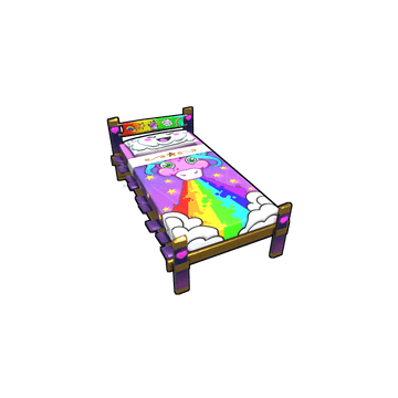 Rainbow Pony Bed