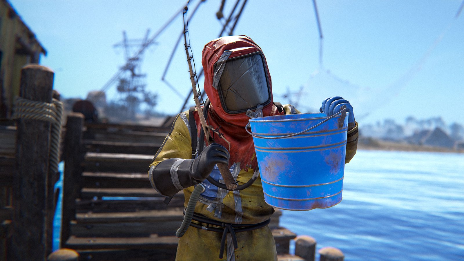 Rust sea scene